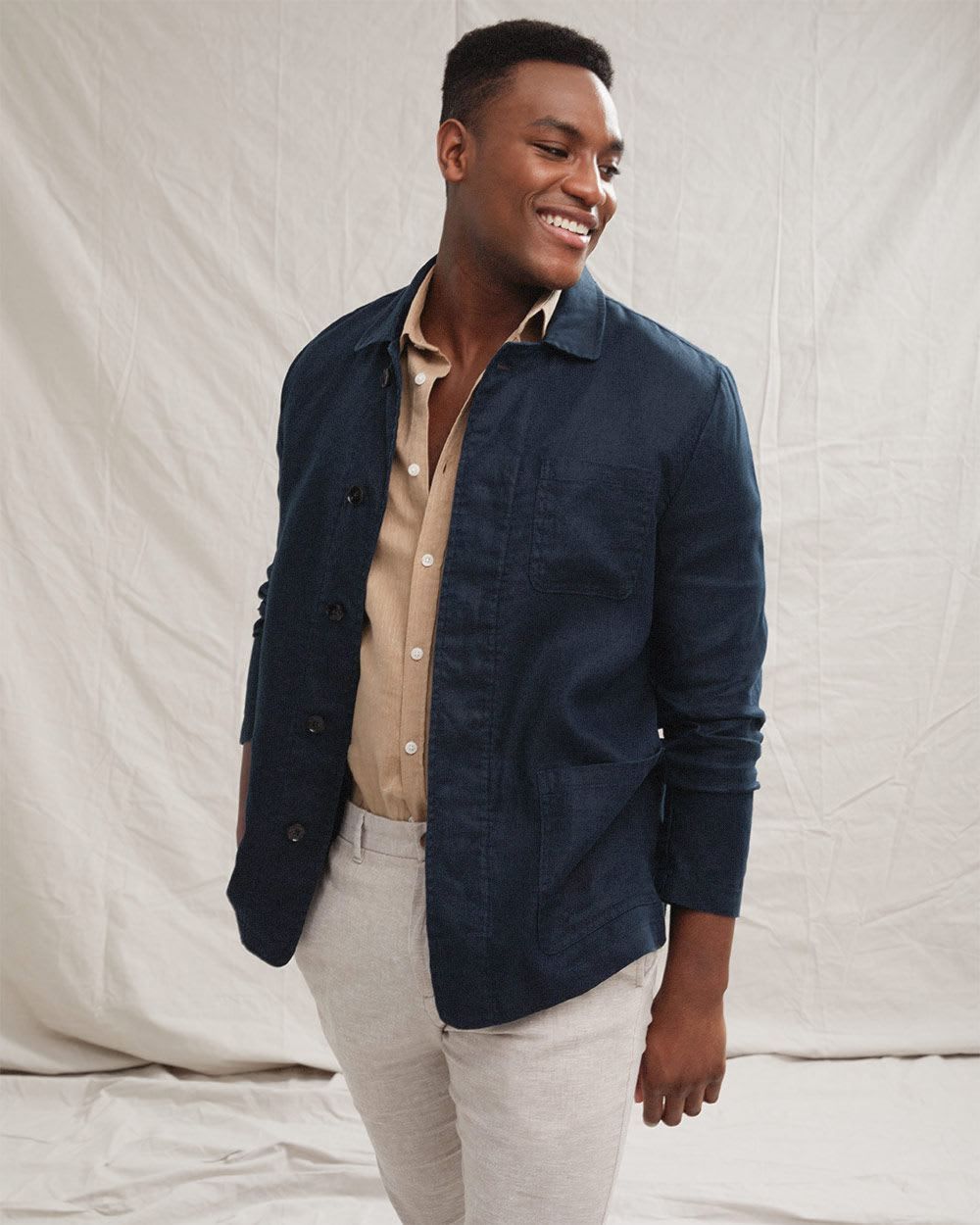 Linen Overshirt Jacket | RW&CO. sold by RW&CO.