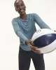 Long-Sleeve Crew-Neck Tee - Dry Lux Hyba Essentials sold by RW&CO.