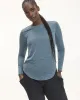 Long-Sleeve Crew-Neck Tee - Dry Lux Hyba Essentials sold by RW&CO.