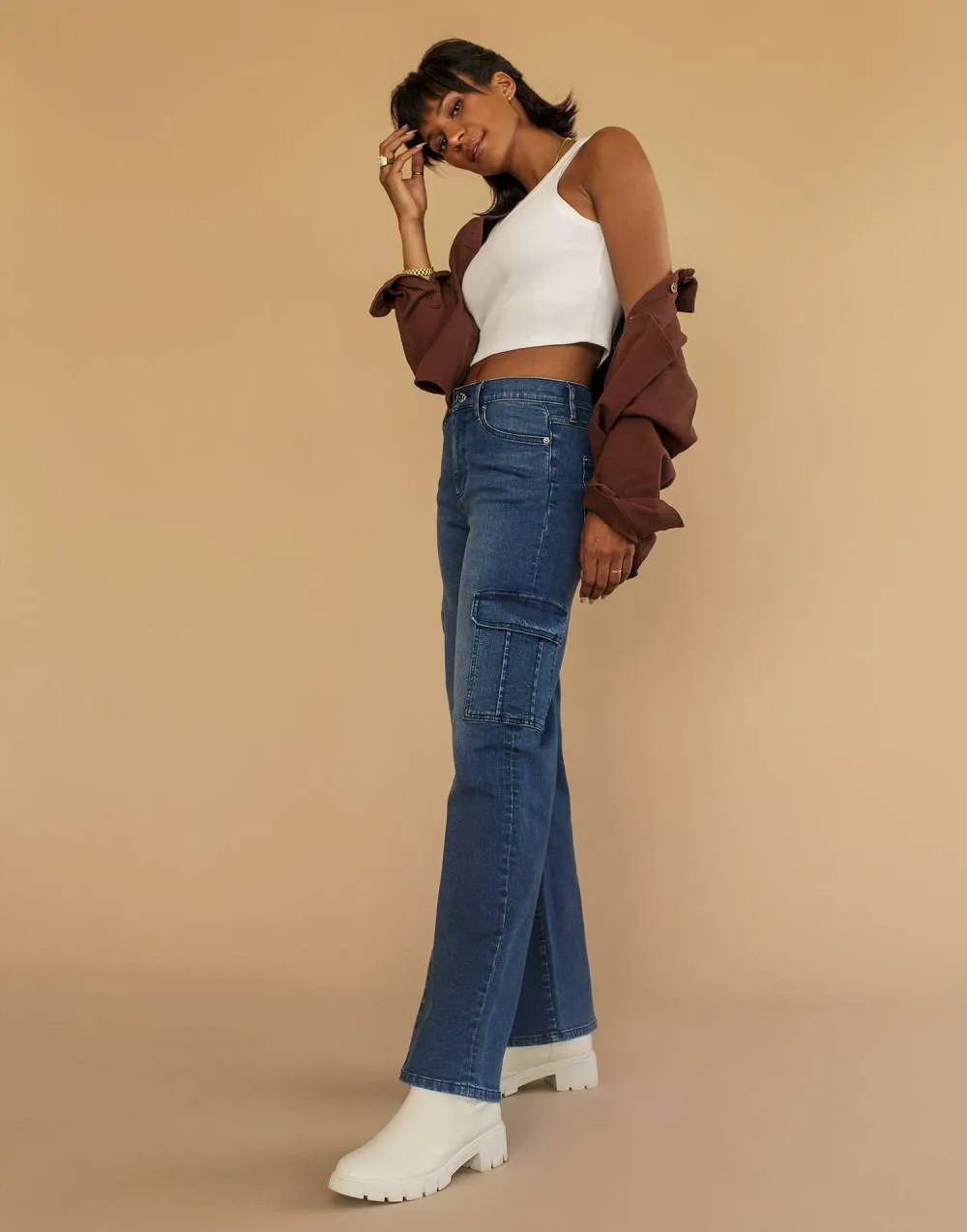 Yoga Jeans- Classic Rise Wide Leg sold by RW&CO.