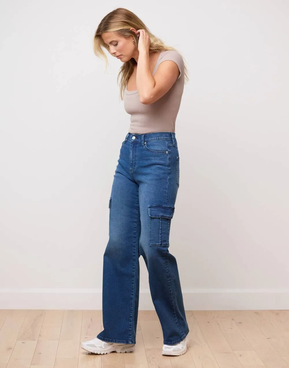 Yoga Jeans- Classic Rise Wide Leg sold by RW&CO. product image thumbnail 5