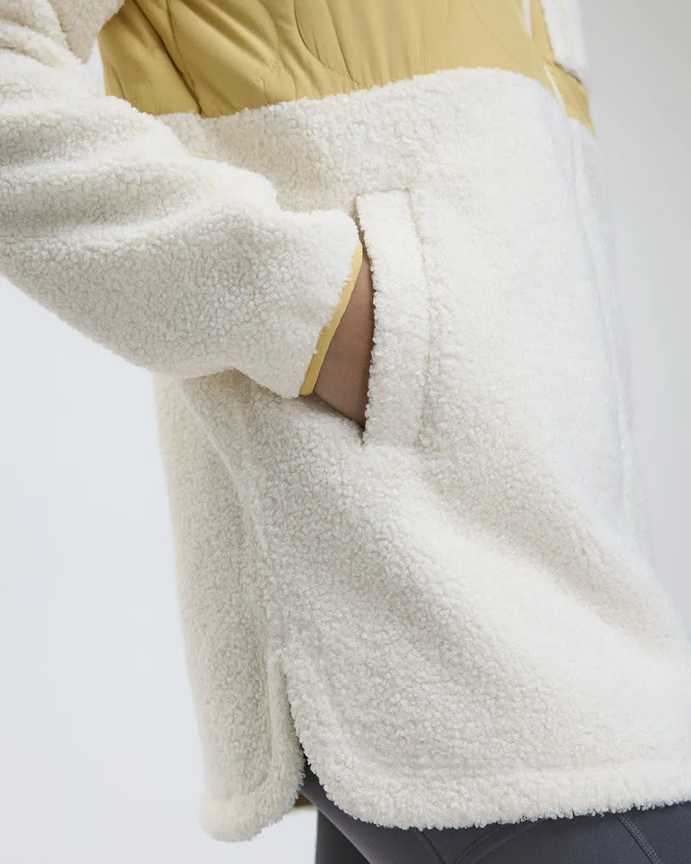 Mix-Media Jacket with Sherpa - Hyba sold by RW&CO. product image thumbnail 4