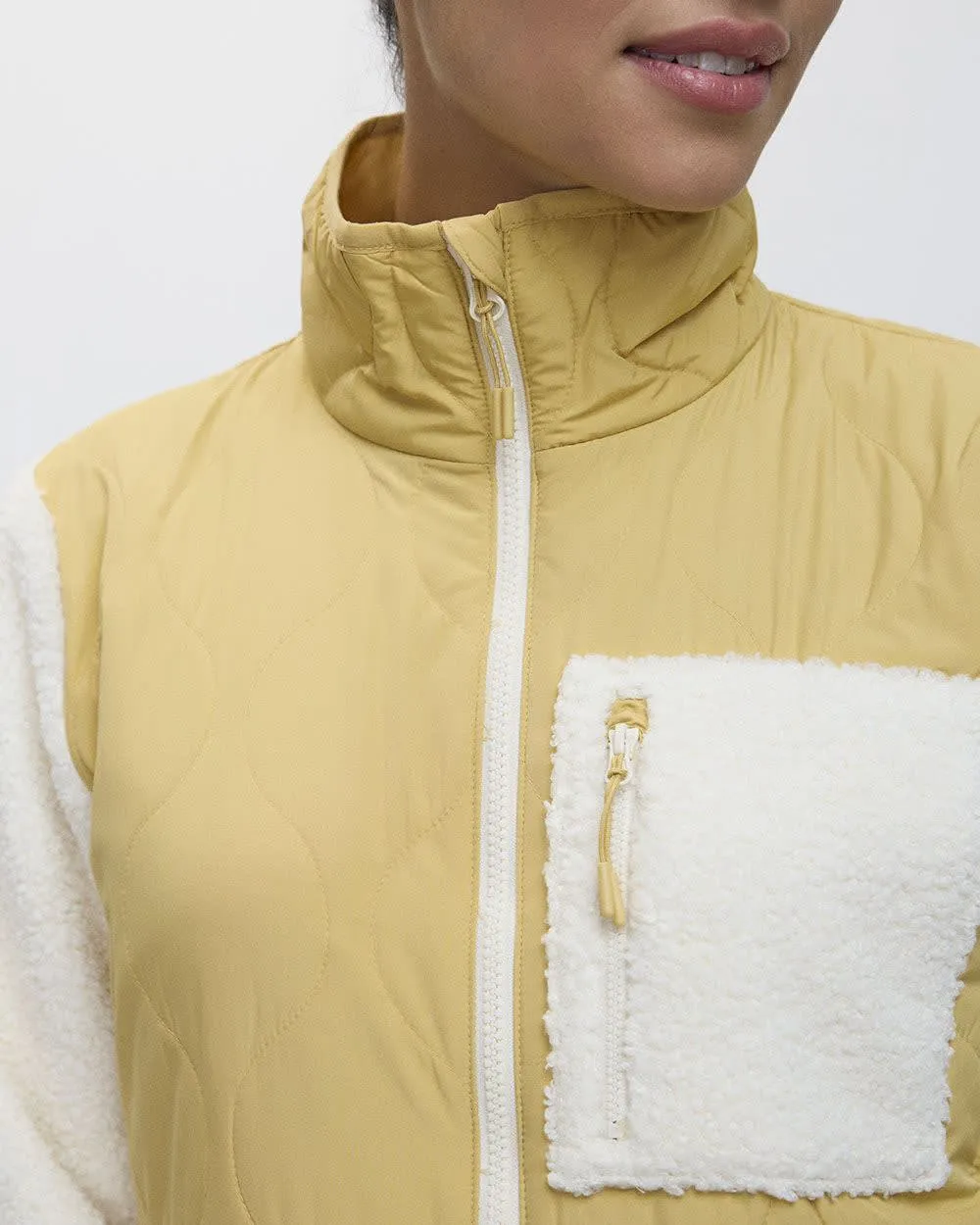 Mix-Media Jacket with Sherpa - Hyba sold by RW&CO. product image thumbnail 5