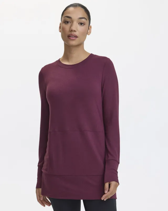 Long-Sleeve Tunic with Front Pocket - Hyba sold by RW&CO.