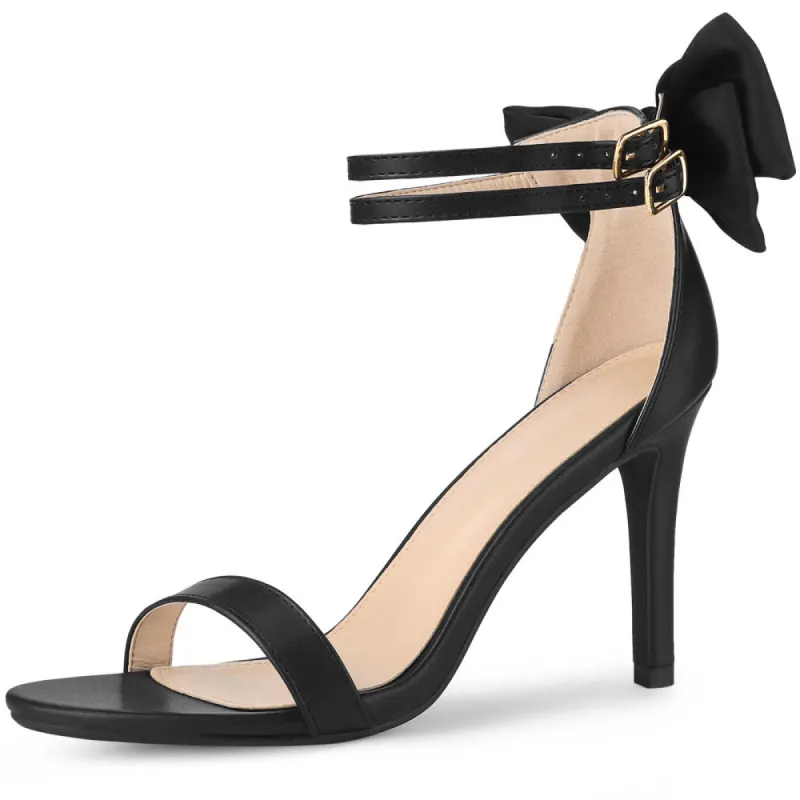 Allegra K- Bow Back Stiletto Heel Sandals sold by RW&CO.