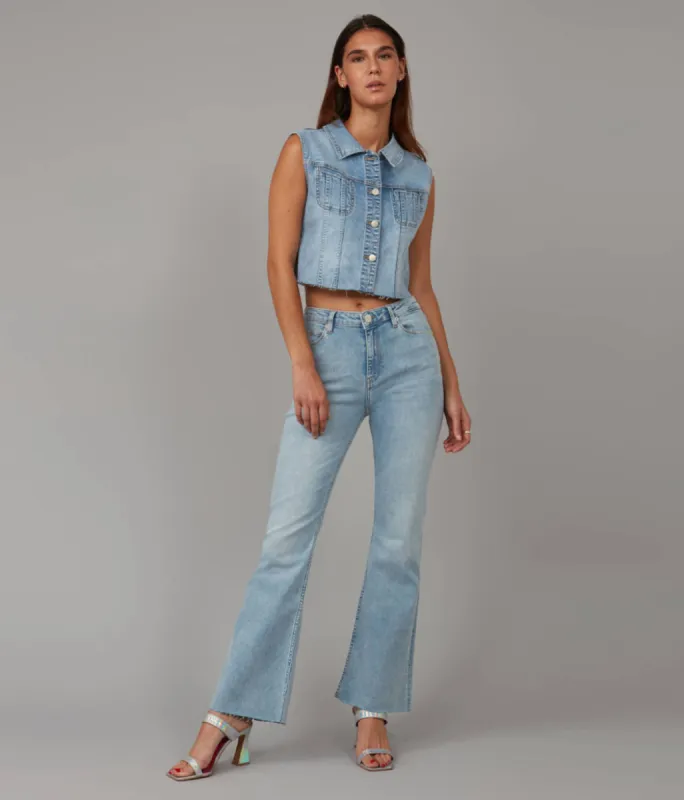 Lola Jeans ALICE-TD High Rise Flare Jeans sold by RW&CO.