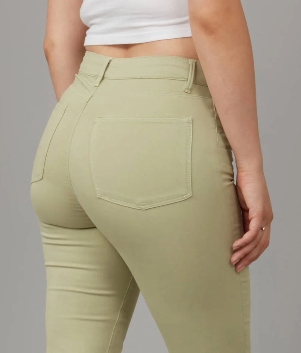 Lola Jeans KATE-SAGE High Rise Slim Jeans sold by RW&CO. product image thumbnail 4