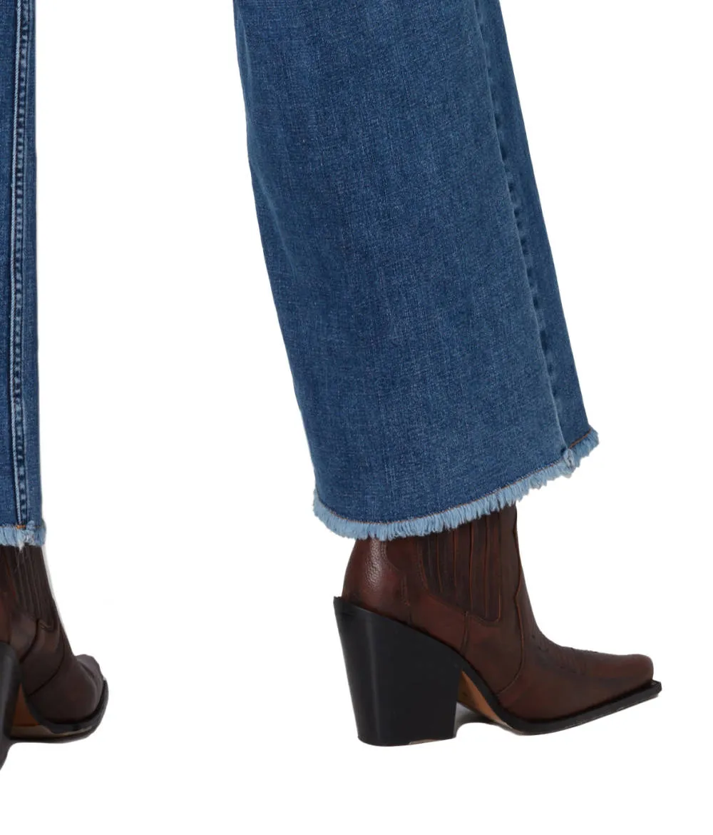 Lola Jeans MILAN-DIS High Rise Wide Leg Jeans sold by RW&CO. product image thumbnail 3