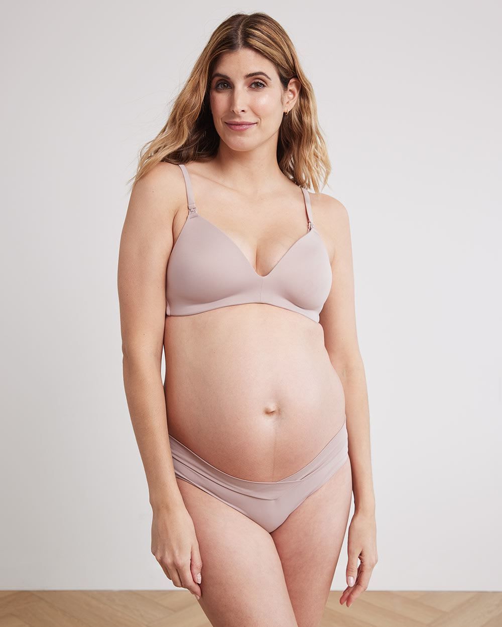 Microfiber Full-Coverage Nursing Bra - Thyme Maternity sold by RW&CO. product image thumbnail 4