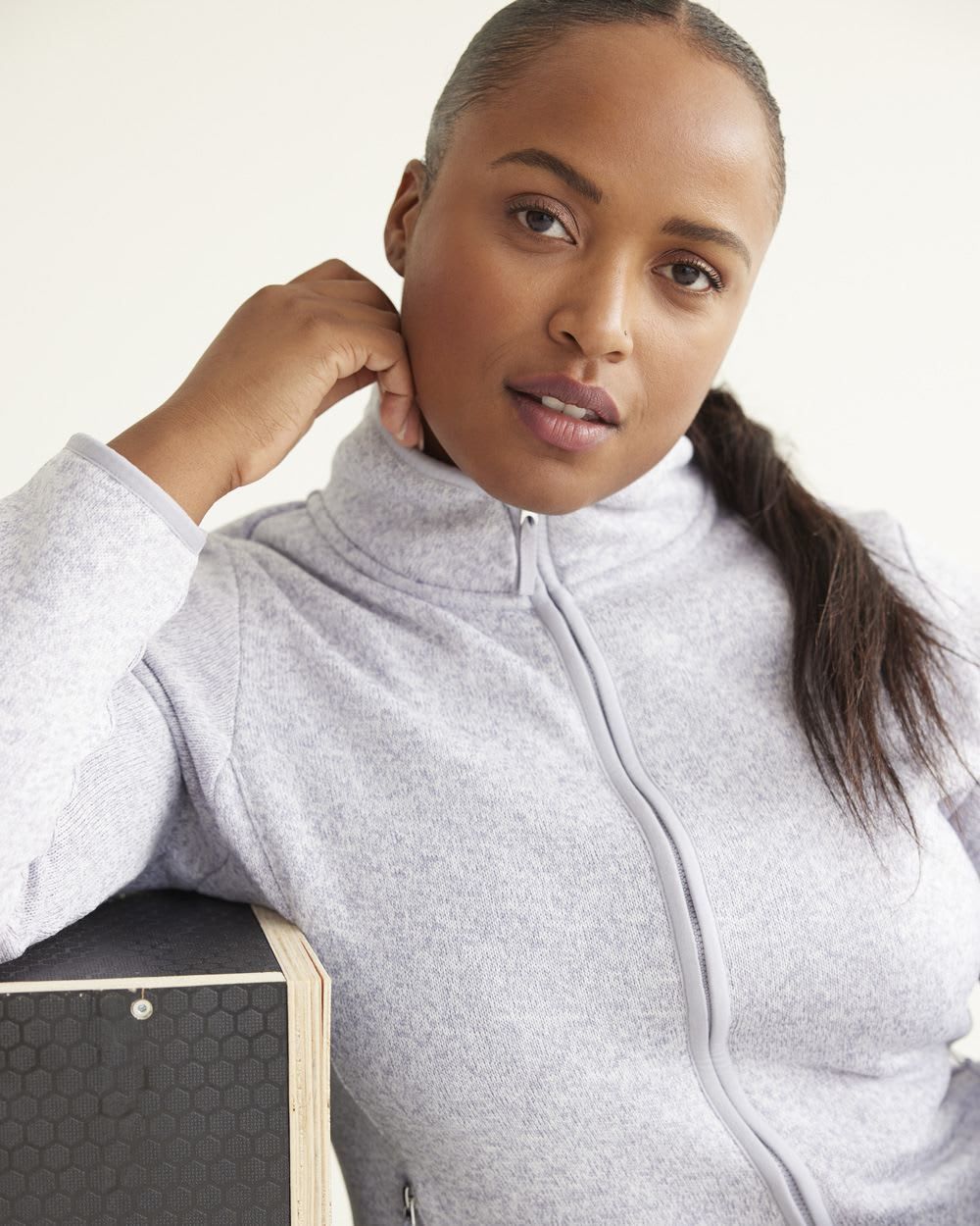 Warm Polar Fleece Jacket, Hyba sold by RW&CO. product image thumbnail 4