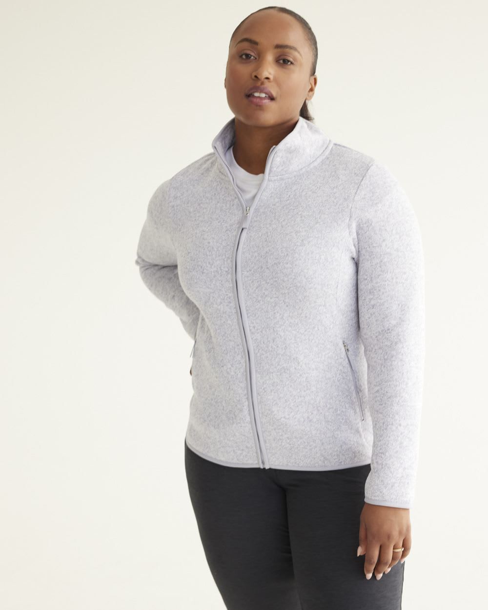 Warm Polar Fleece Jacket, Hyba sold by RW&CO. product image thumbnail 5