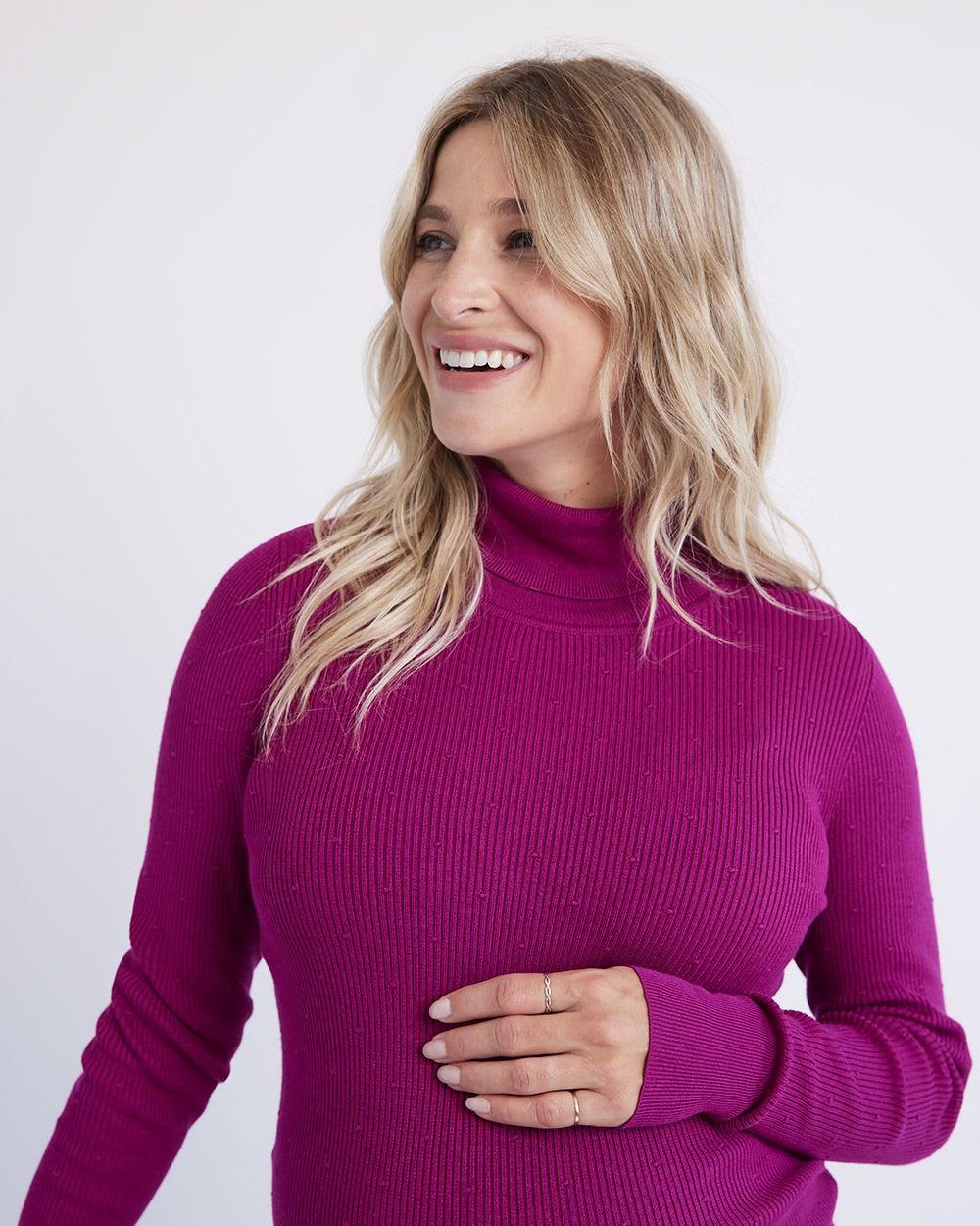 Long-Sleeve Turtleneck Sweater - Thyme Maternity sold by RW&CO. product image thumbnail 4
