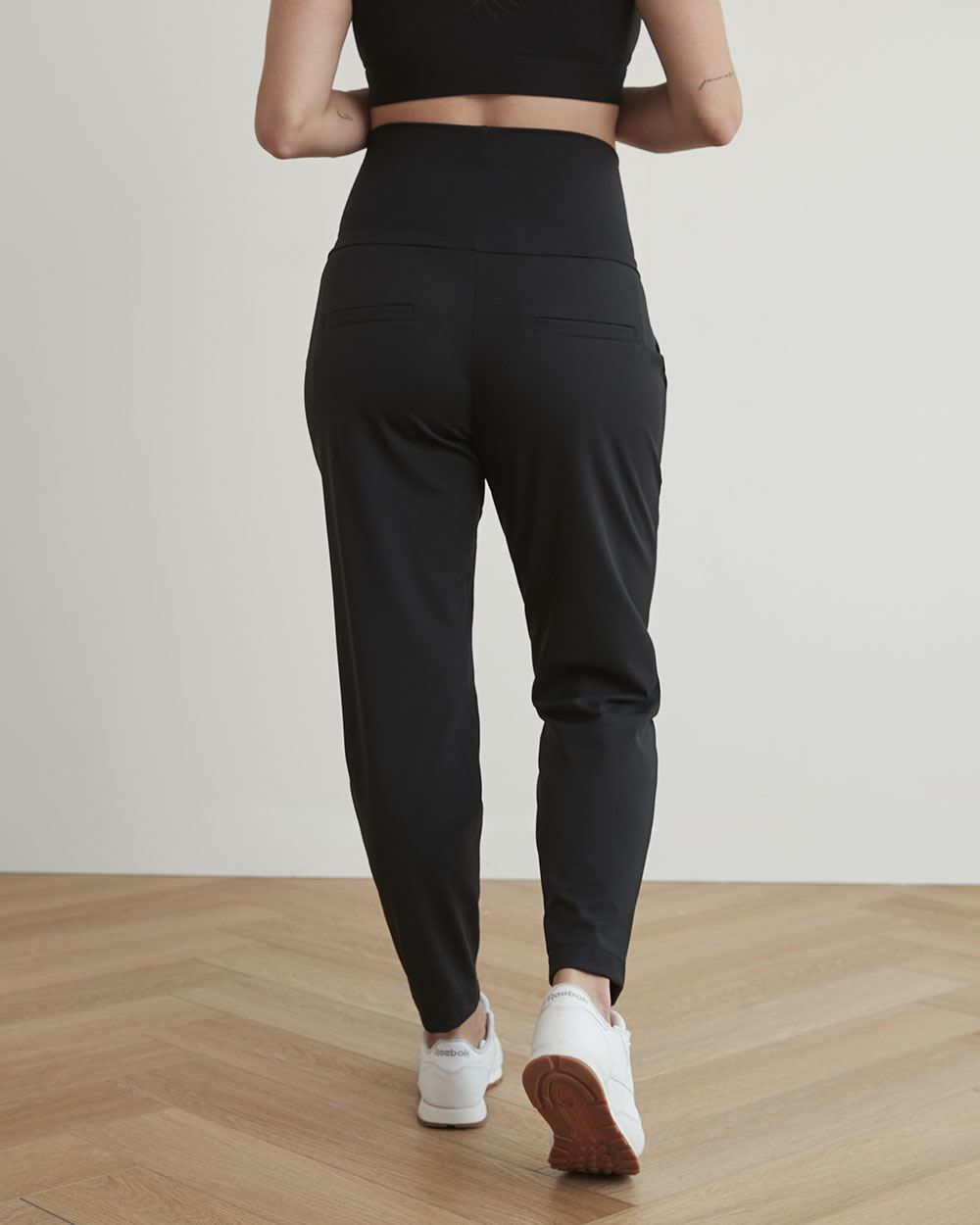 4-Way Stretch Hybrid Ankle Pants - Thyme Maternity sold by RW&CO. product image thumbnail 3