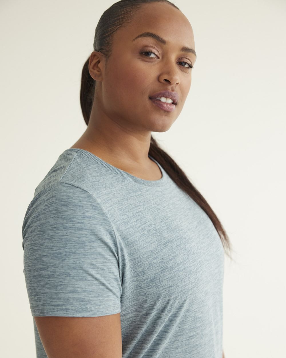 Short-Sleeve Crew-Neck Tee - Dry Lux Hyba Essentials sold by RW&CO. product image thumbnail 4