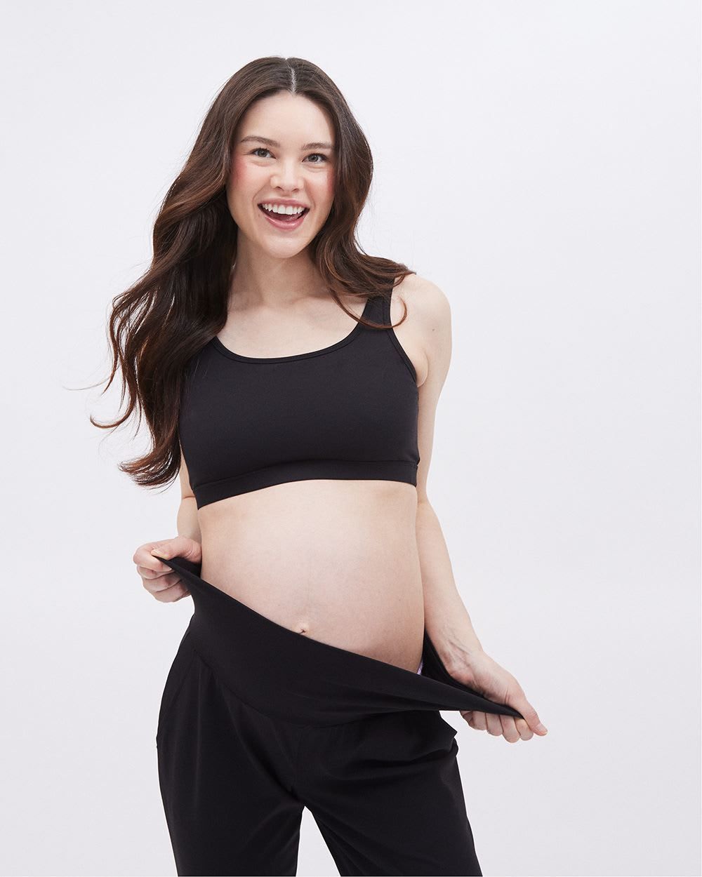 Over-The-Belly Soft Touch Jogger - Thyme Maternity sold by RW&CO. product image thumbnail 4