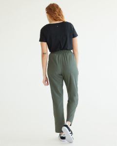 Slim-Leg Pant with Elastic Waistband - Hyba sold by RW&CO.