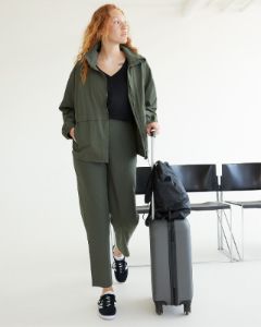 Slim-Leg Pant with Elastic Waistband - Hyba sold by RW&CO.