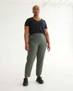 Slim-Leg Pant with Elastic Waistband - Hyba sold by RW&CO.