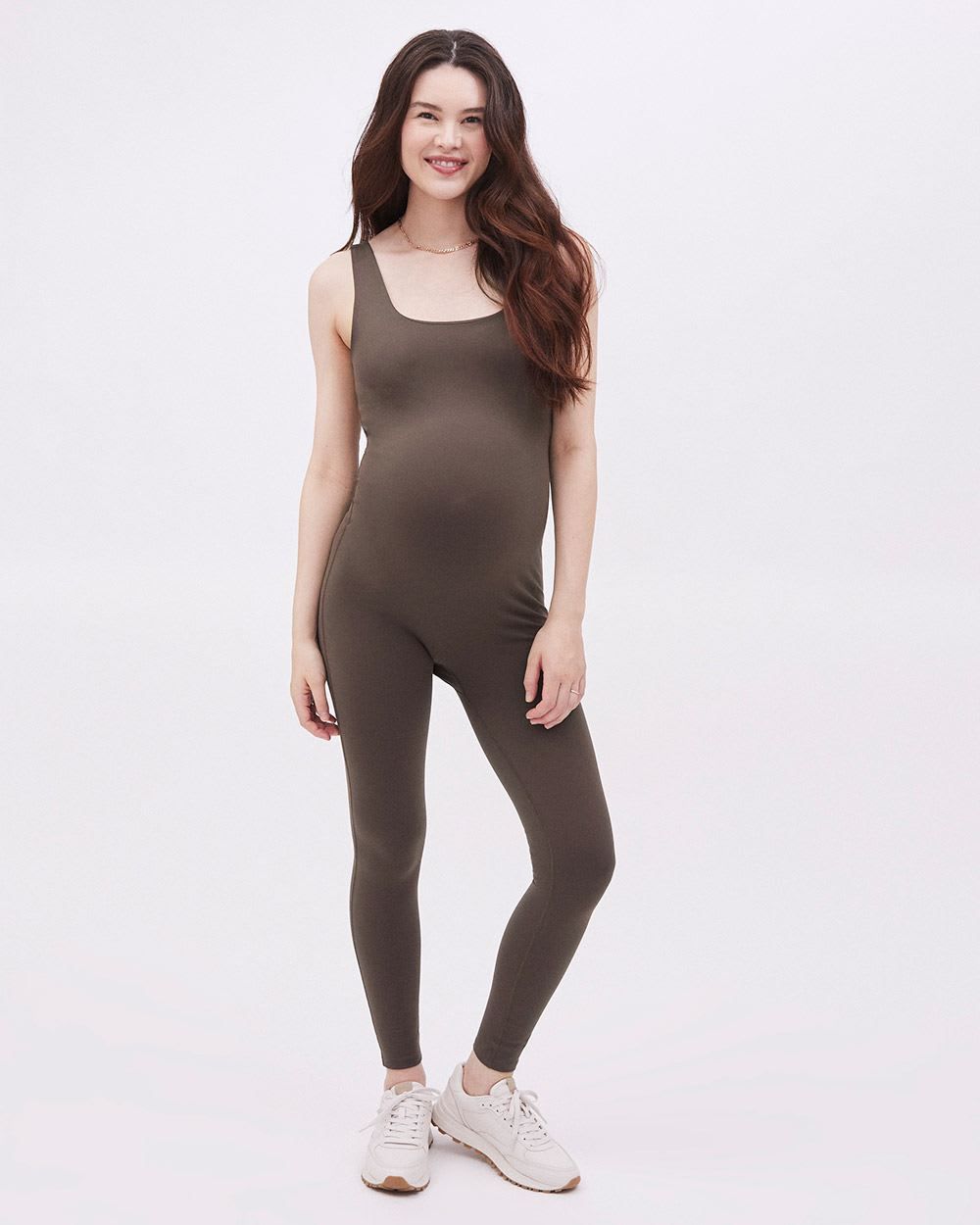 Long Bodycon Jumpsuit - Thyme Maternity sold by RW&CO. product image thumbnail 2