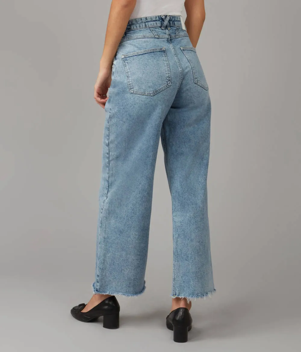 Lola Jeans MILAN-JB High Rise Wide Leg Jeans sold by RW&CO. product image thumbnail 5