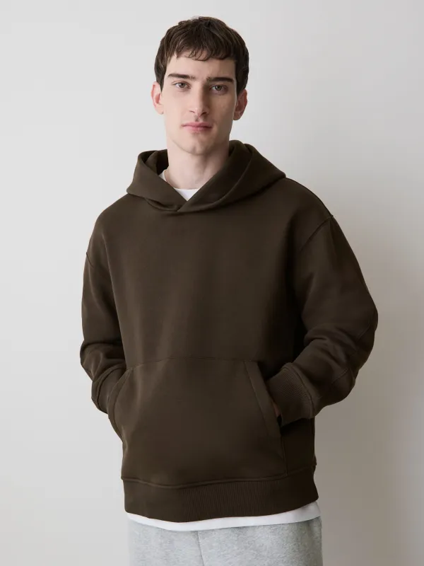 Fleece Hoodie with Kangaroo Pocket sold by RW&CO.