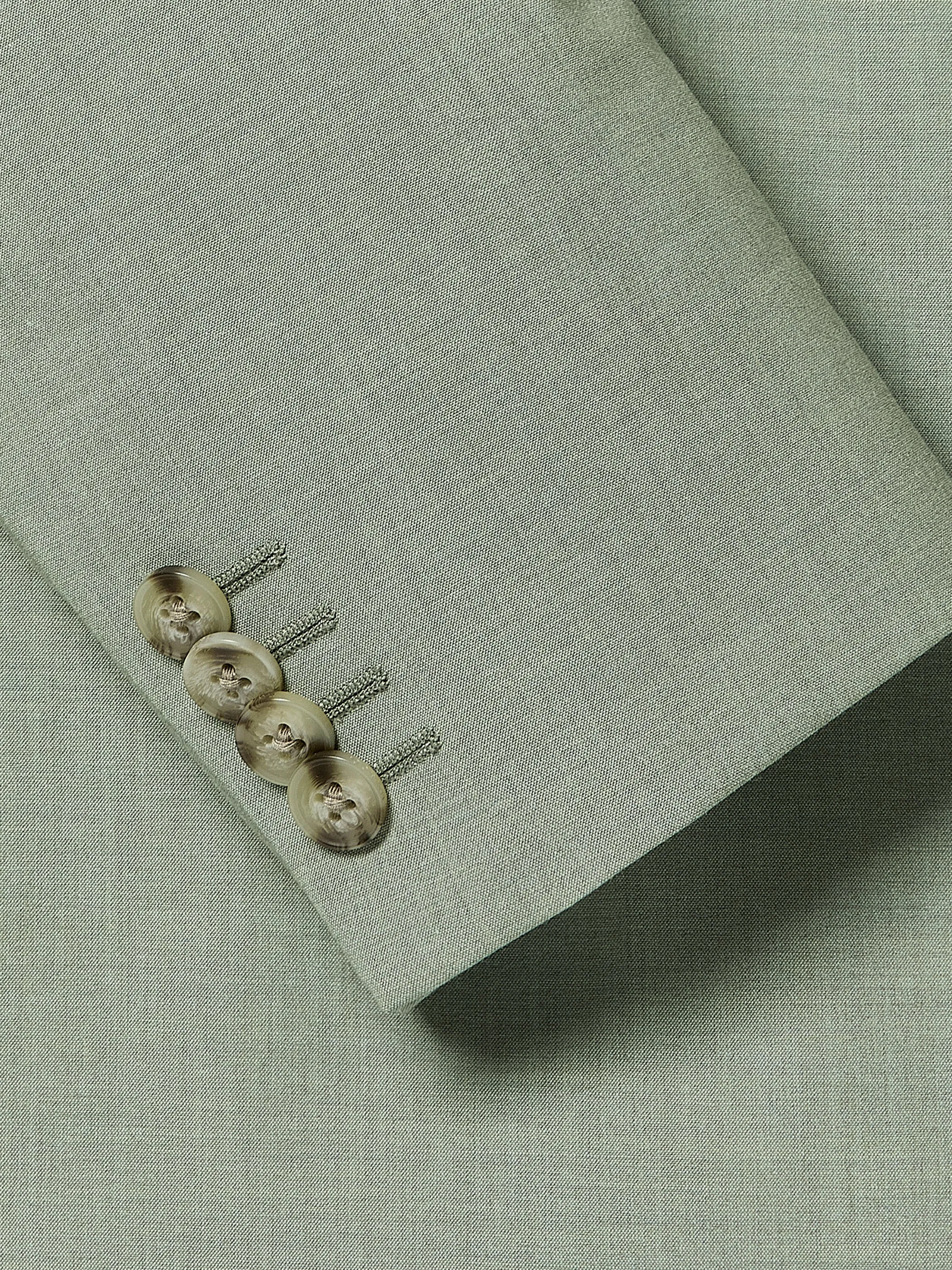 Slim-Fit Mint Suit Blazer sold by RW&CO. product image thumbnail 5