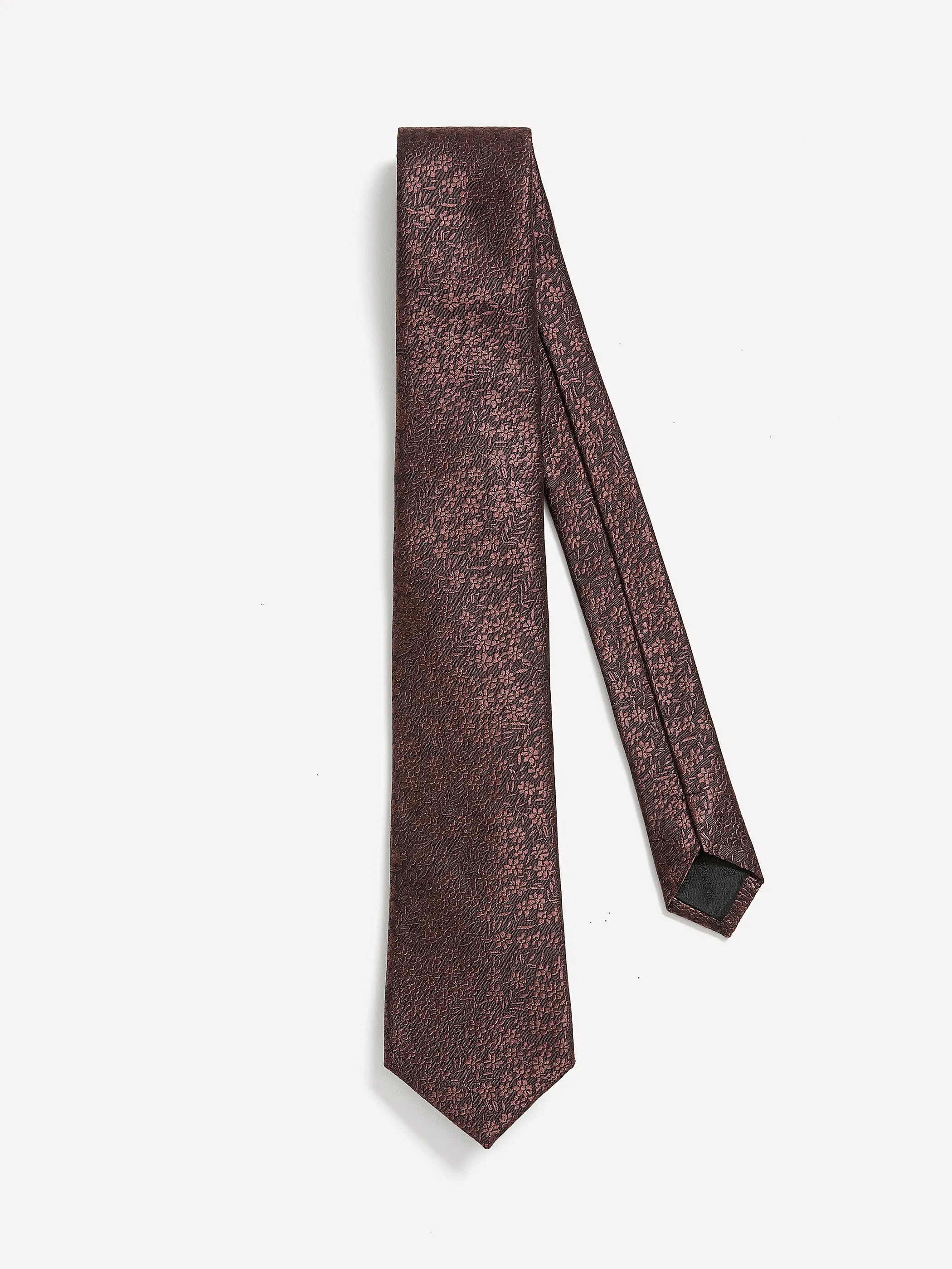 Regular Tie with Tonal Floral Pattern sold by RW&CO. product image thumbnail 5