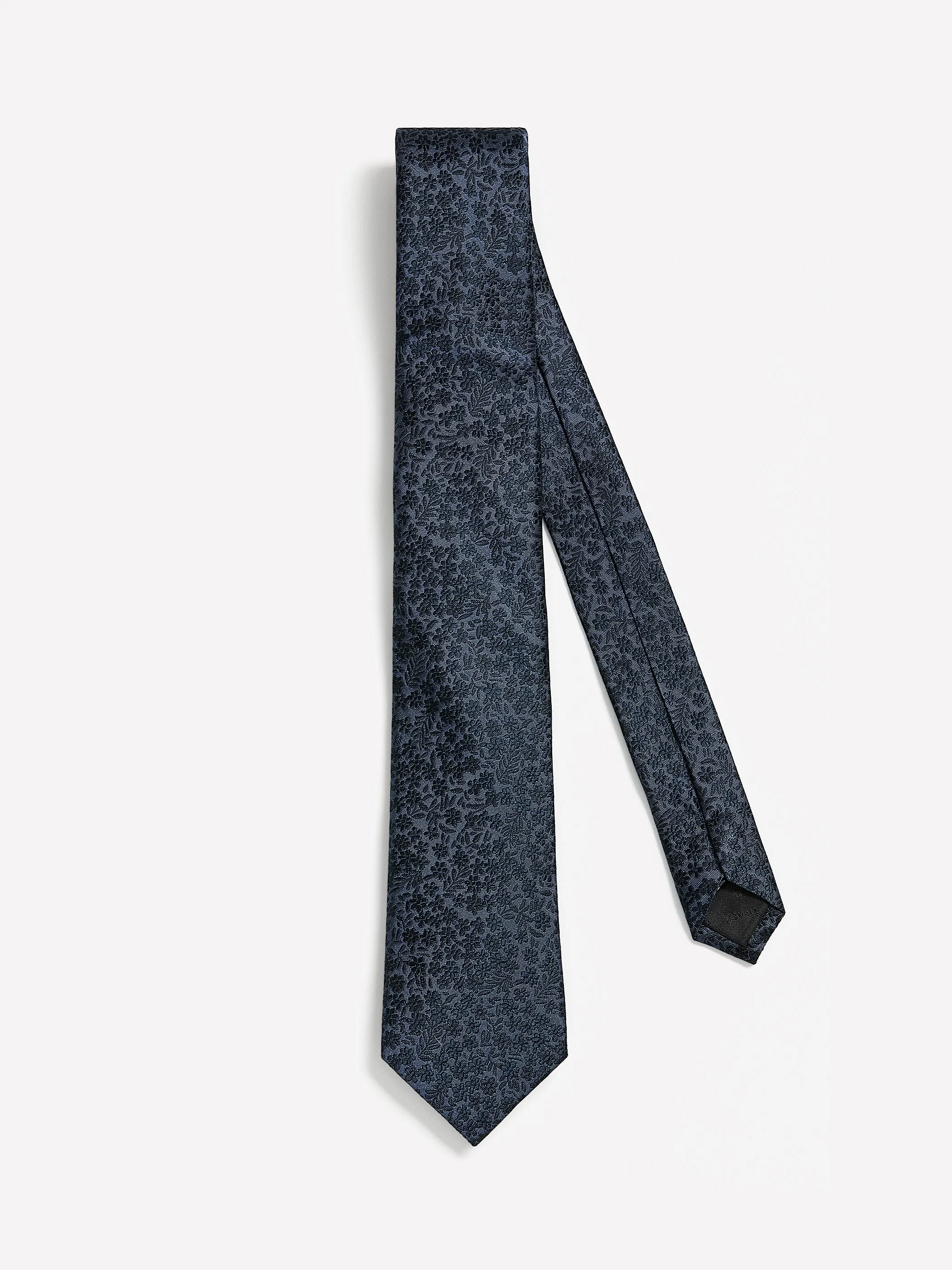 Regular Tie with Tonal Floral Pattern sold by RW&CO. product image thumbnail 3