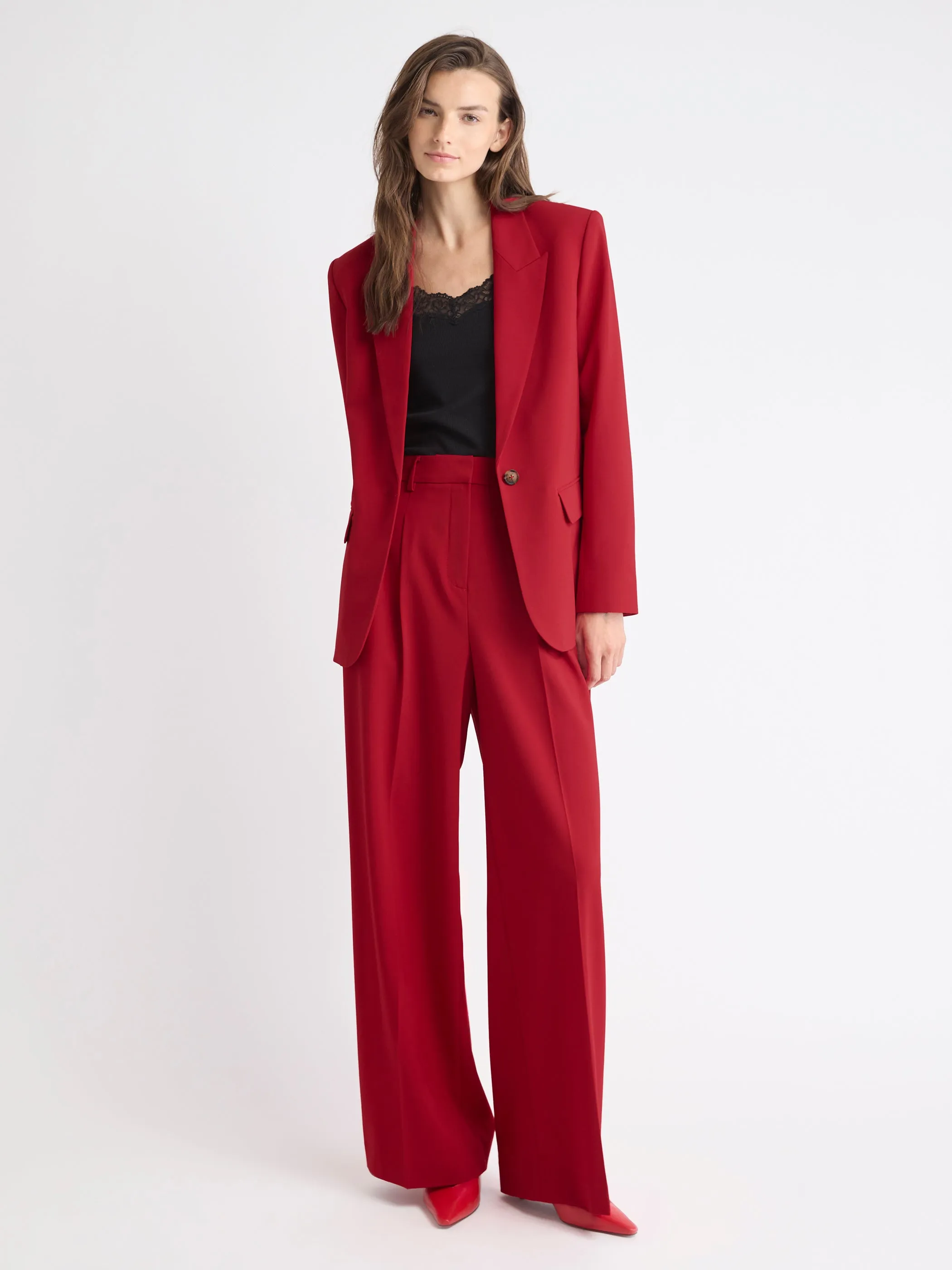 V-Neck Ribbed Cami with Lace Insert sold by RW&CO. product image thumbnail 2