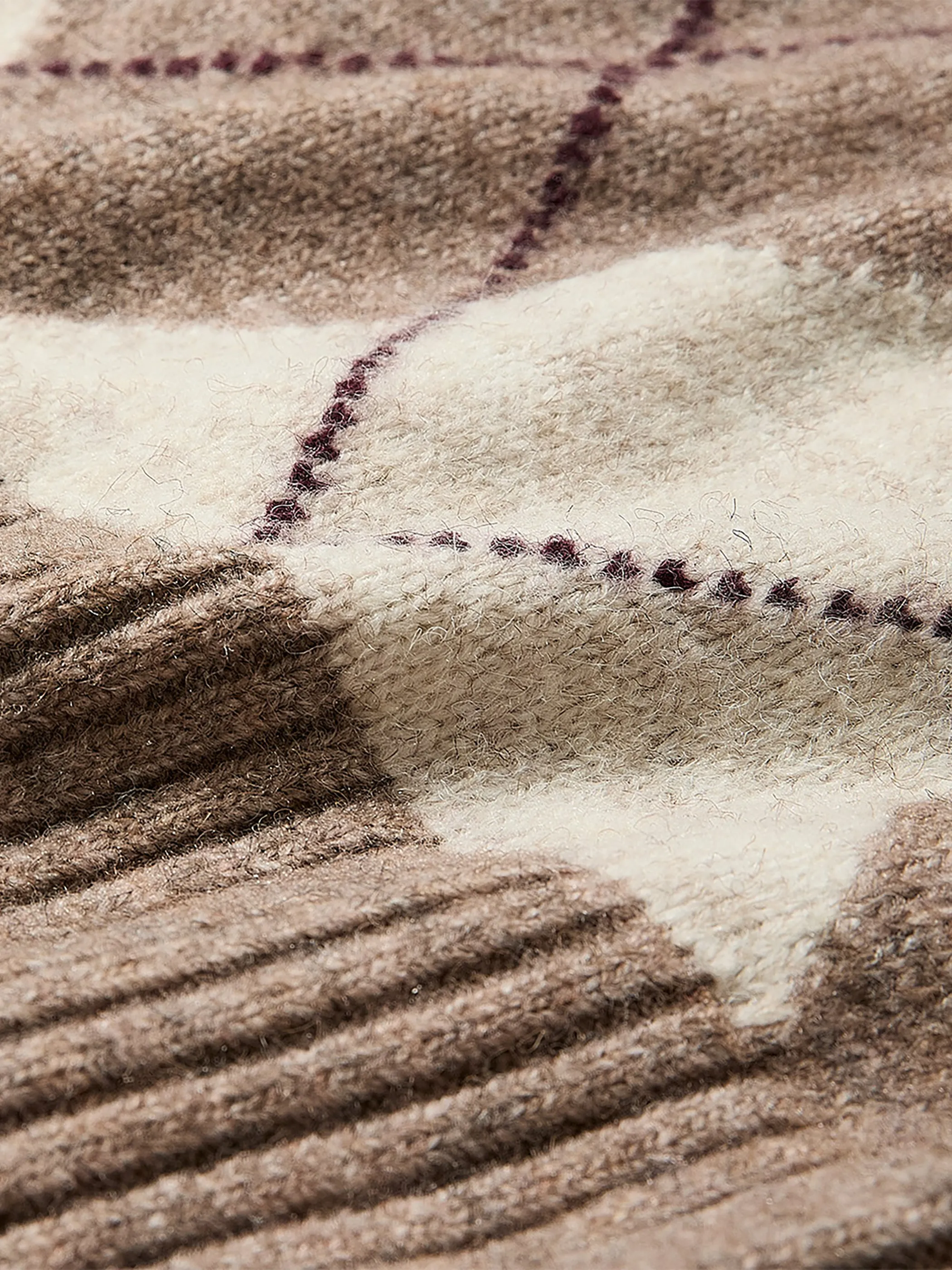 Long-Sleeve Crew-Neck Intarsia Sweater sold by RW&CO. product image thumbnail 5