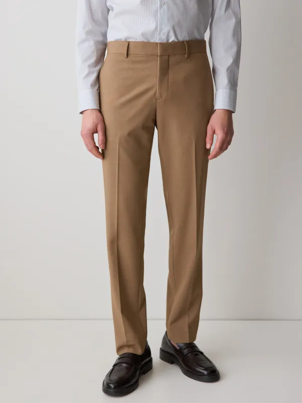 Slim Fit Peachy Camel Suit Pant sold by RW&CO.