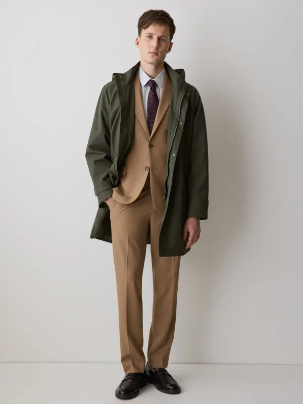 Slim-Fit Peachy Camel Suit Blazer sold by RW&CO.