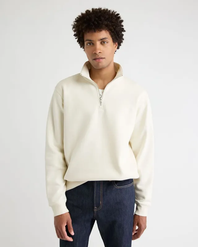 Long-Sleeve Half-Zip Mock-Neck Sweater sold by RW&CO.