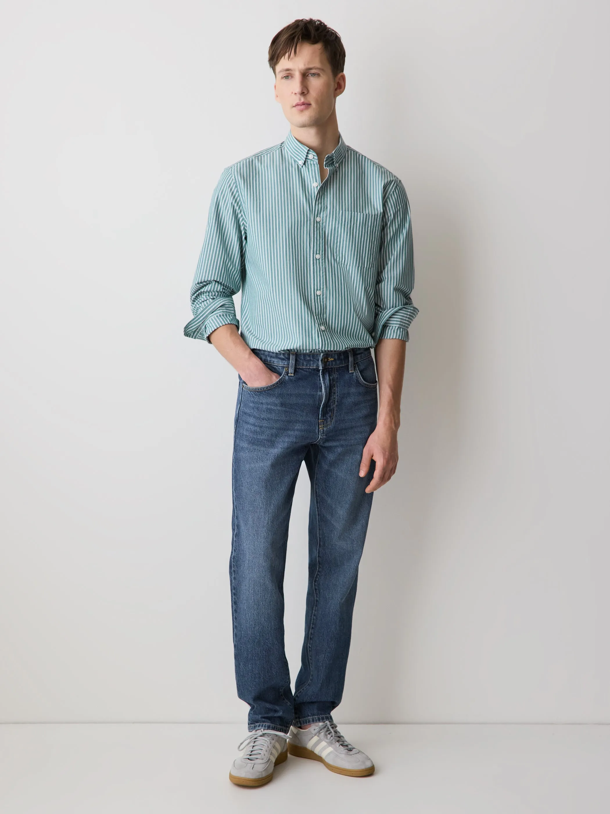 Slim Fit Medium-Wash Jeans sold by RW&CO. product image thumbnail 2