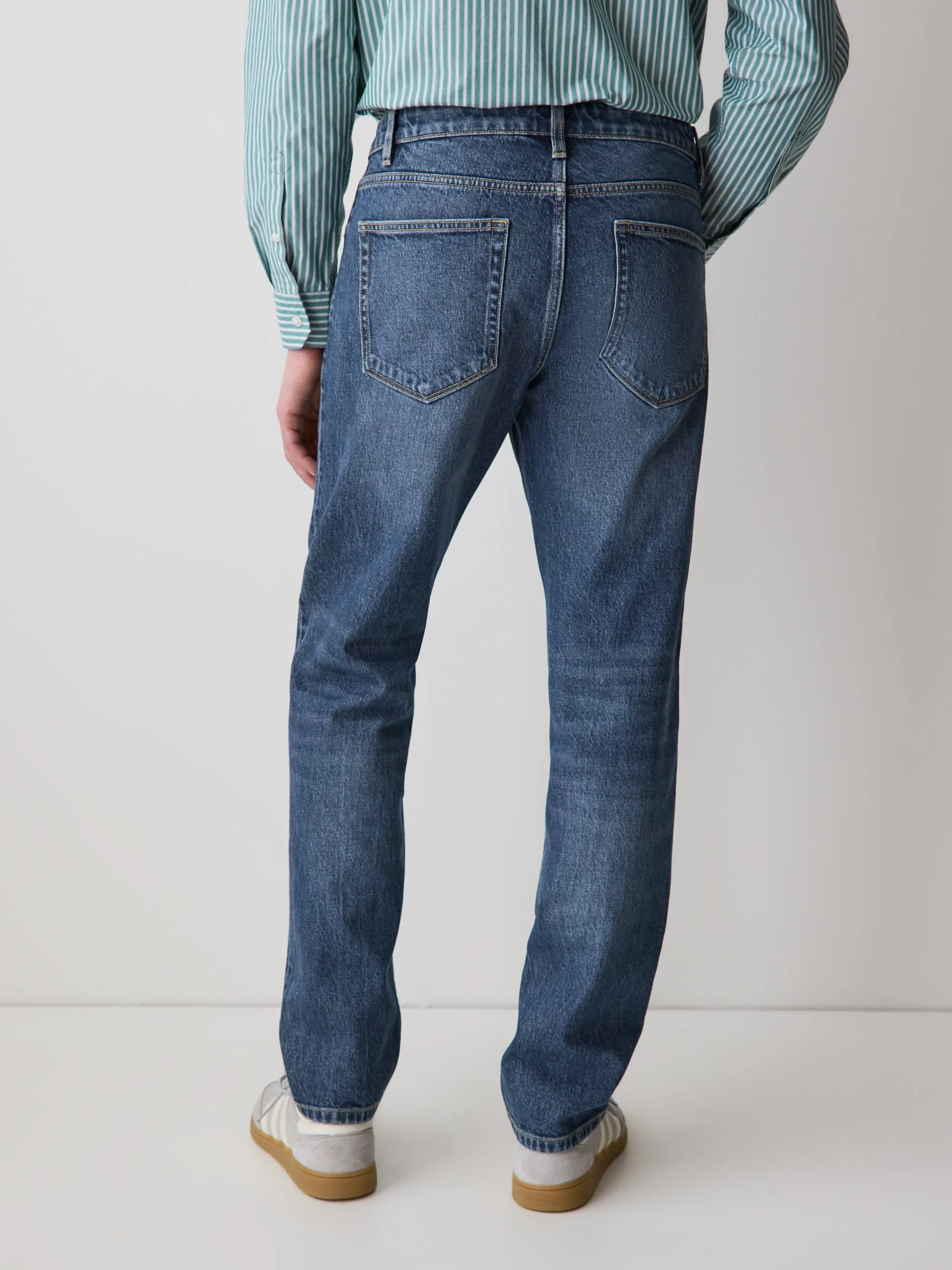 Slim Fit Medium-Wash Jeans sold by RW&CO. product image thumbnail 3