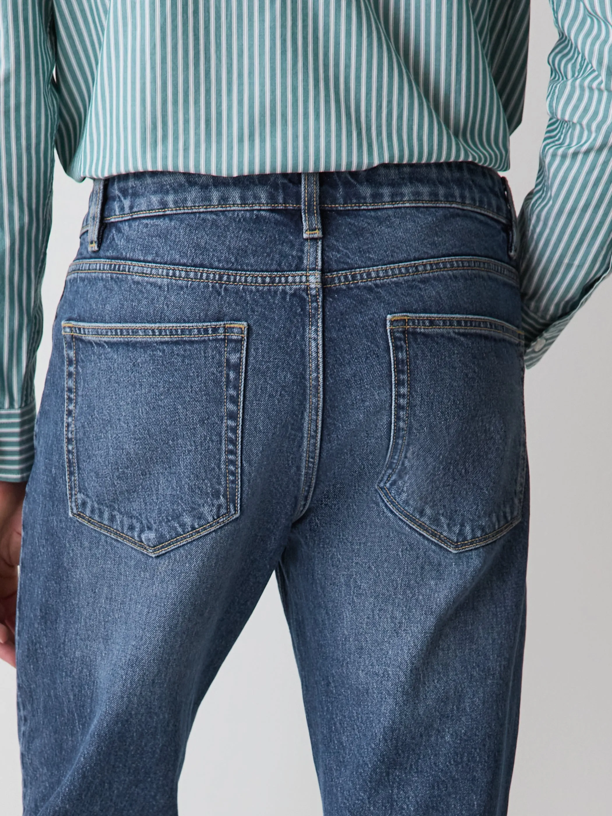 Slim Fit Medium-Wash Jeans sold by RW&CO. product image thumbnail 4