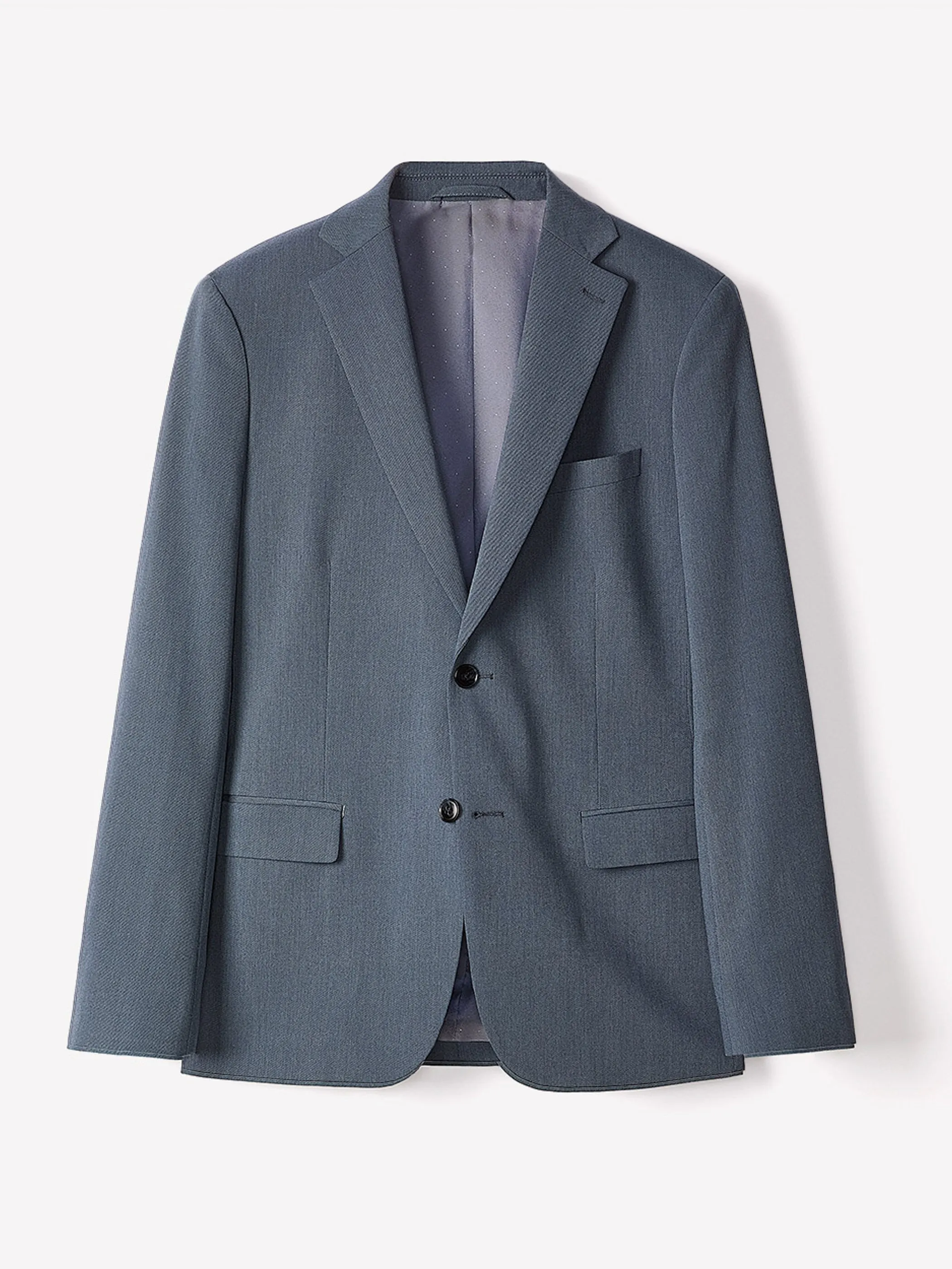 Slim-Fit Blue Suit Blazer sold by RW&CO. product image thumbnail 4