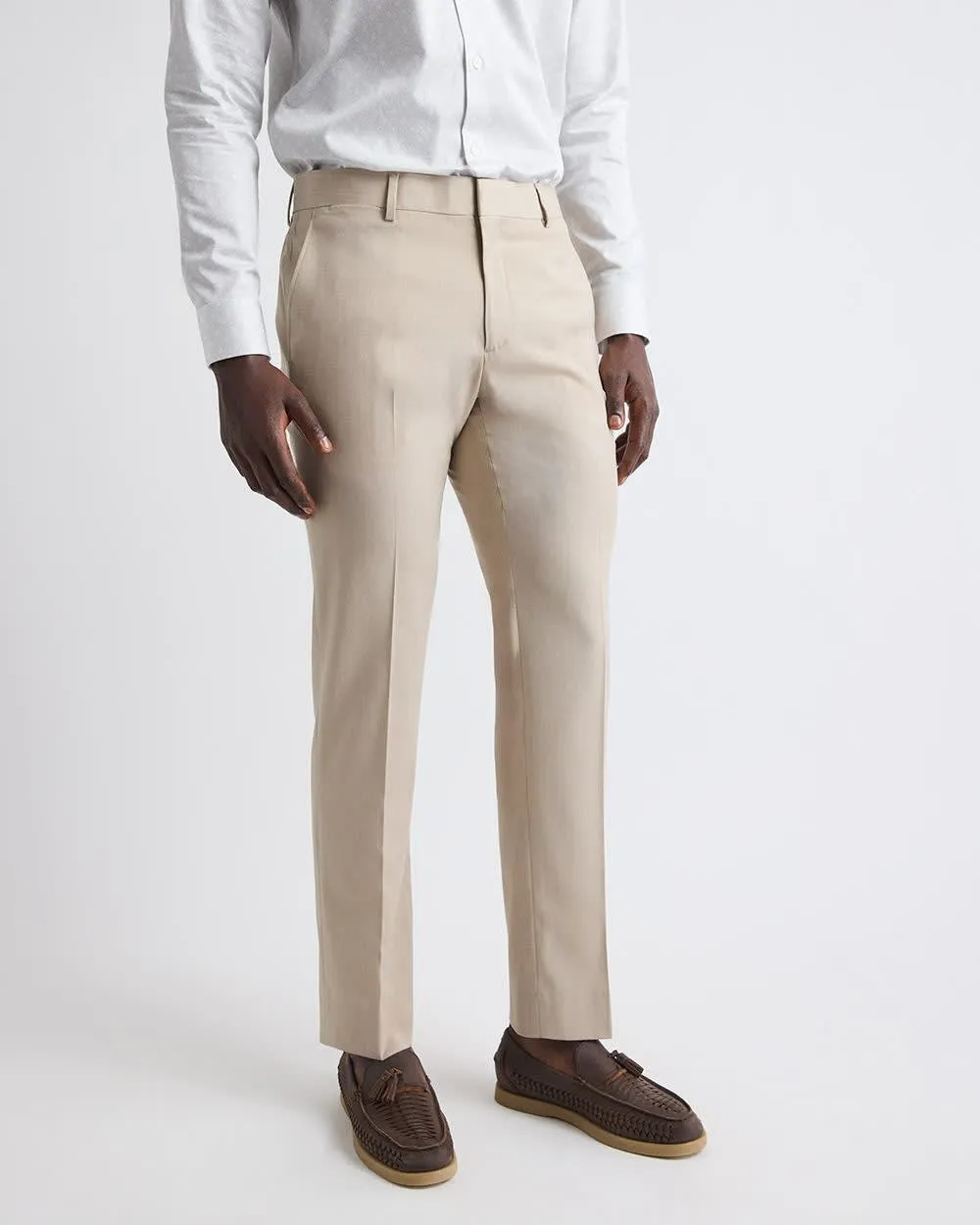 Slim Fit Beige Suit Pant sold by RW&CO.