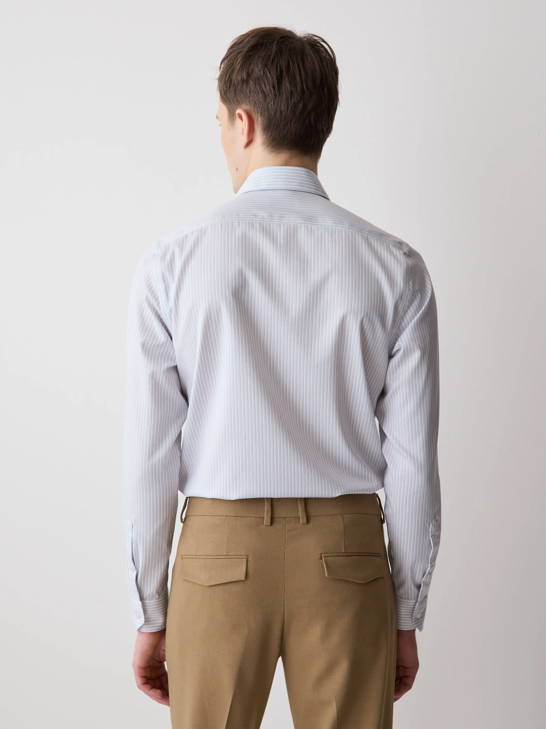 Slim-Fit Striped Dress Shirt sold by RW&CO. product image thumbnail 2
