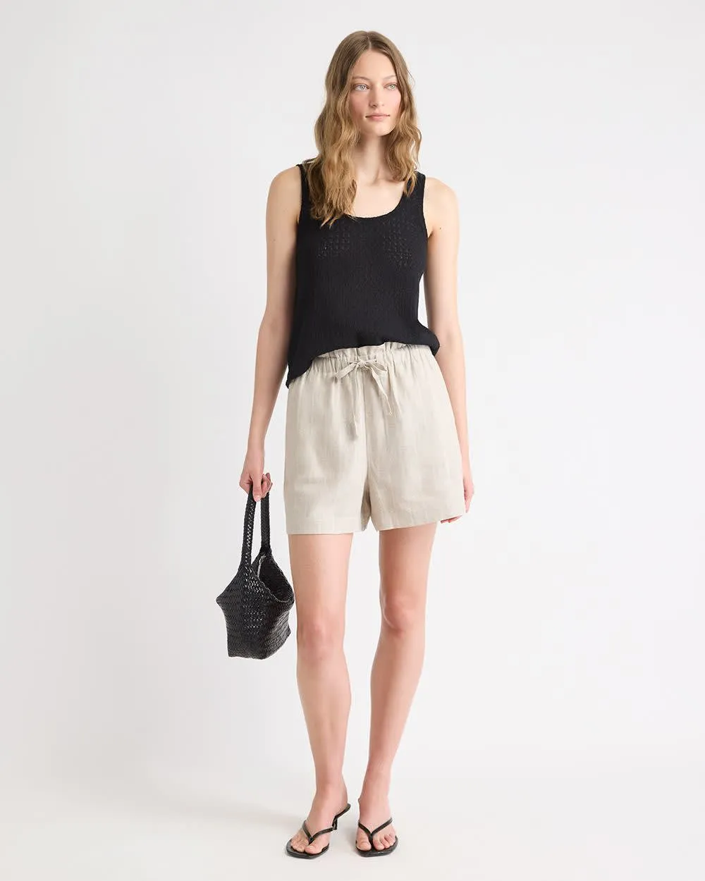 Loose Crochet Tank Top sold by RW&CO. product image thumbnail 2