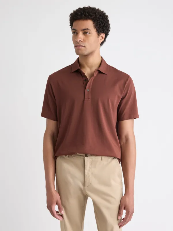 Short-Sleeve Supima (R) Cotton Polo made by RW&CO.