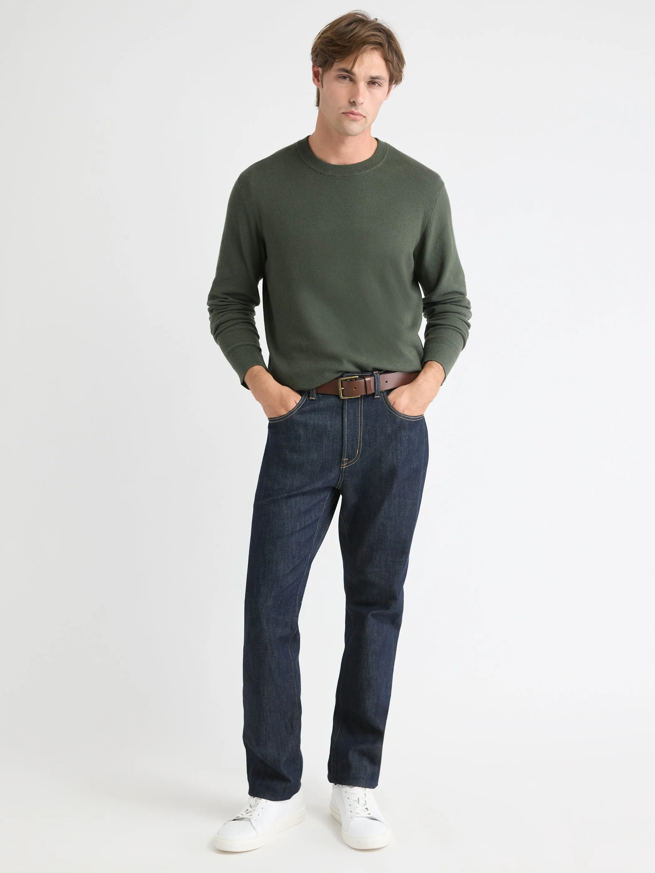 Long-Sleeve Crew-Neck Sweater sold by RW&CO. product image thumbnail 2