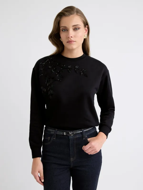 Long-Sleeve Crew-Neck French Terry Sweatshirt sold by RW&CO.