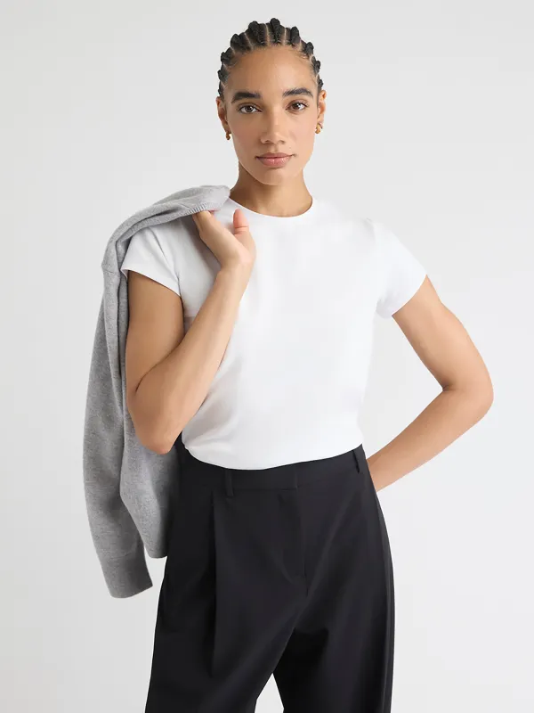 Organic Cotton Short-Sleeve Crew-Neck Tee sold by RW&CO.