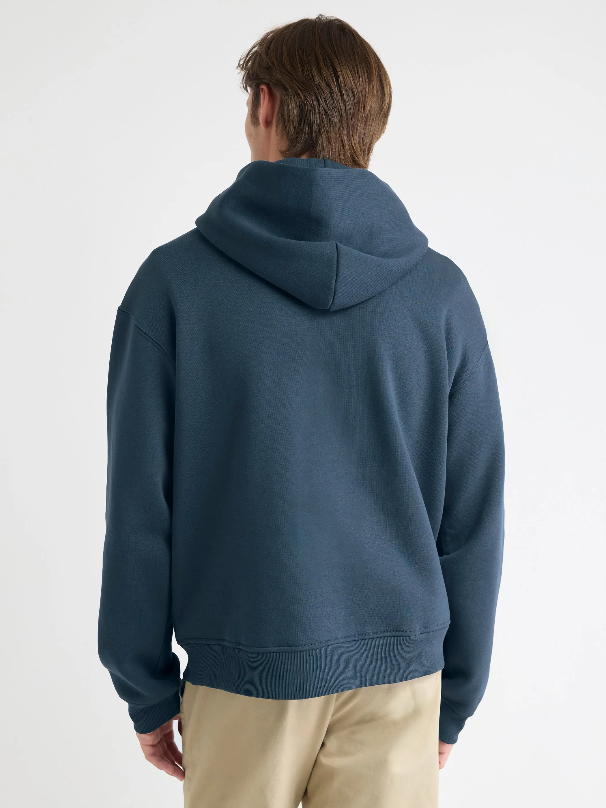 Fleece Hoodie with Kangaroo Pocket sold by RW&CO. product image thumbnail 3