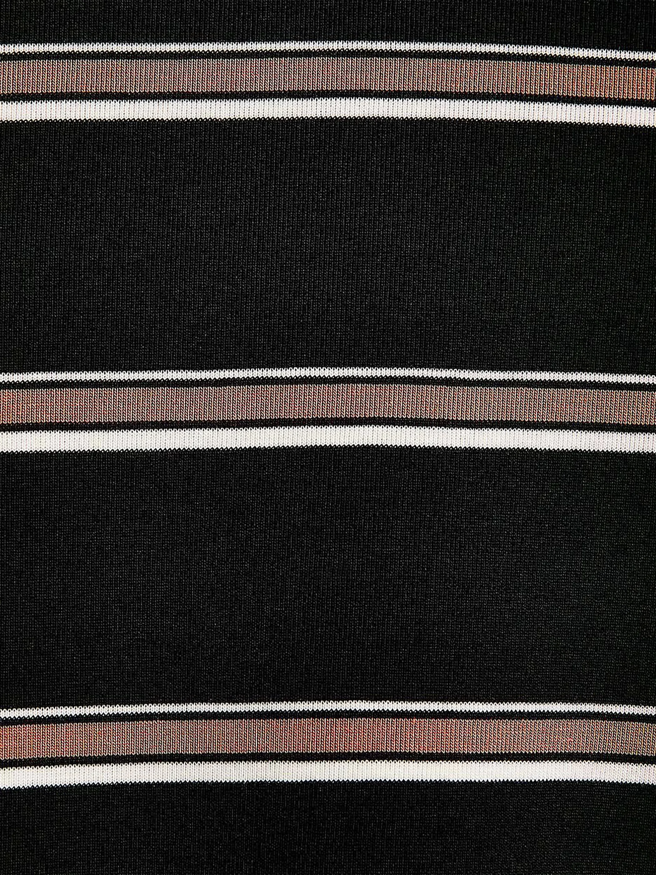 Striped Elbow-Sleeve Crew-Neck Fitted Tee sold by RW&CO. product image thumbnail 5