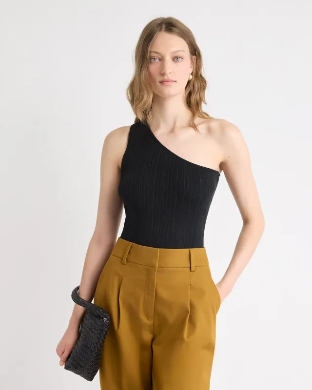 One-Shoulder Bodycon Tank made by RW&CO.