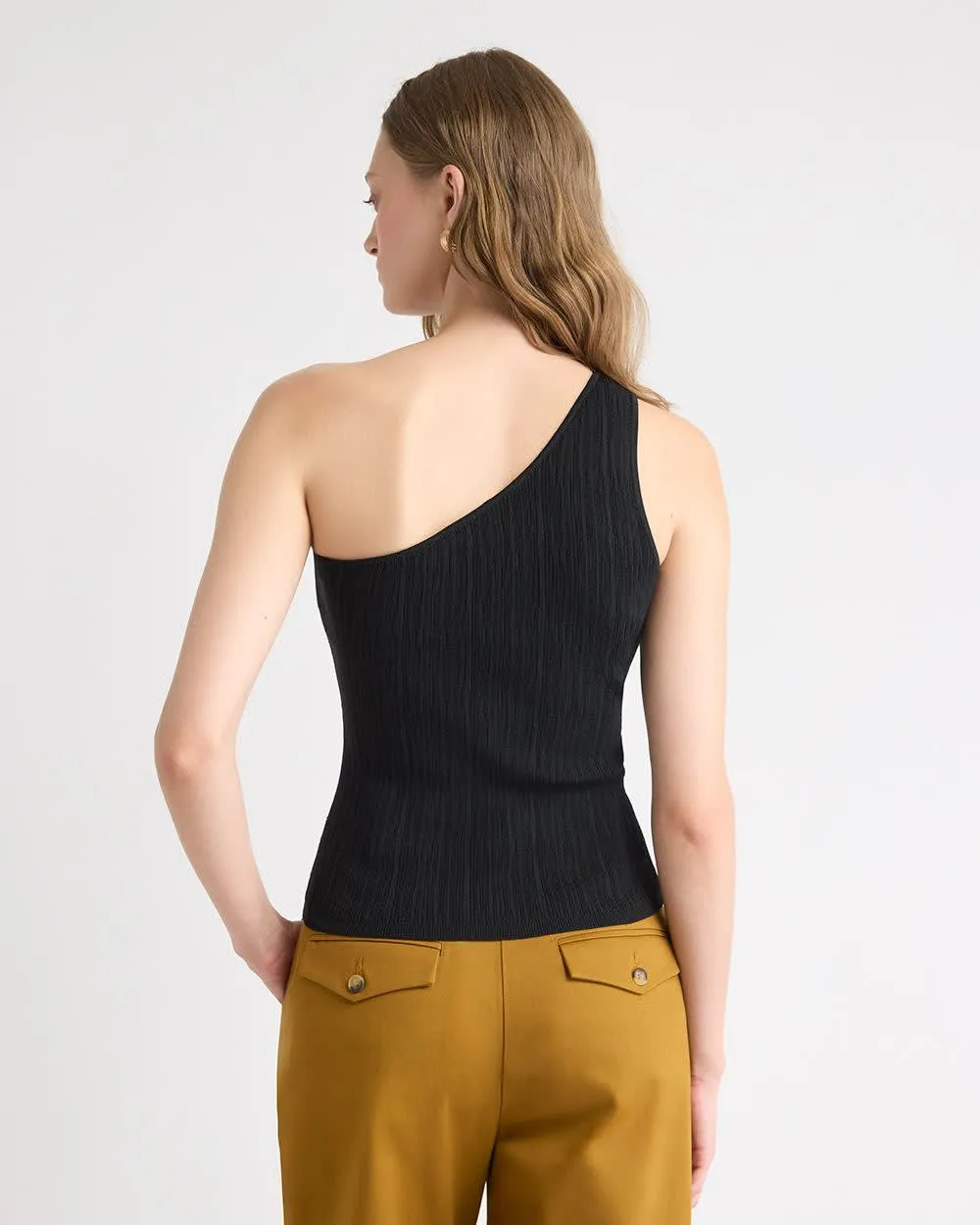 One-Shoulder Bodycon Tank sold by RW&CO. product image thumbnail 3