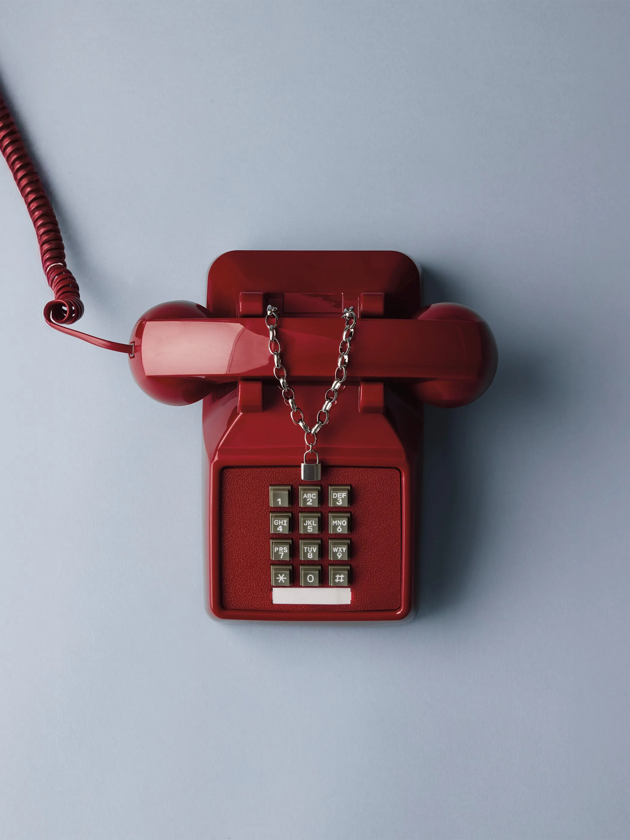 Stainless Steel Necklace with Lock Pendant sold by RW&CO.