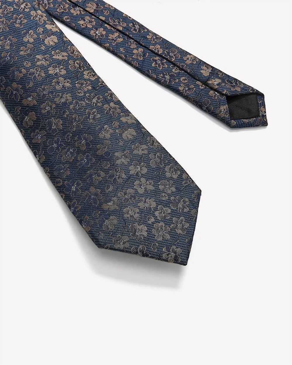 Regular Tie with Floral and Striped Pattern sold by RW&CO. product image thumbnail 2